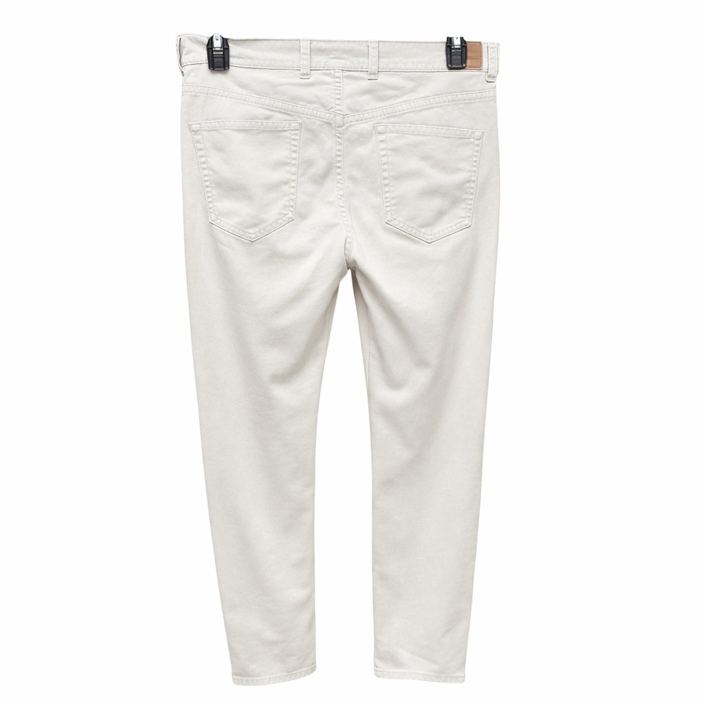 Peter Millar Mens 33x34 5-Pocket Pants Stone Straight Leg Cotton Light Khaki - Picture 2 of 7